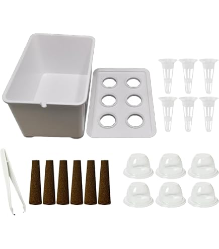 Amazon.co.jp: iDOO 水耕栽培キット ホワイト 12個ポット : DIY・工具