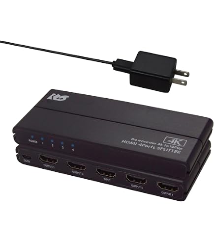 Amazon | GOPPA GP-HDSP12H460 4K/60Hz対応HDMI分配器（1入力:2出力