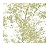York Wallcoverings AP7504SMP Tree Silhouette Wallpaper Memo Sample, 8-Inch X 10-Inch, Green [並行輸入品]