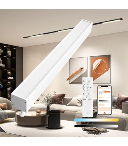 Amazon.co.jp : Wellux LEDダクトレールライト 1000mm 高輝度 調光対応