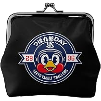 Amazon | がま口財布 東京ヤクルトスワローズ つば九郎 小銭入れ