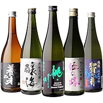 Amazon.co.jp: 日本酒最高ランクの大吟醸720ml 5本セット 4合瓶 酒 