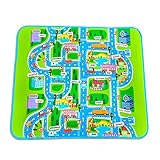Minidiva 子供遊びクロールマット 赤ちゃんギフトゲーム 知育カーペット130*160*0.5cm折畳収納便利 屋外活動マート