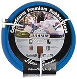Dramm 17005 ColorStorm Premium 50-Foot-by-5/8-Inch Rubber Garden Hose, Blue [並行輸入品]