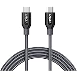 Anker PowerLine+ USB-C & USB-C 2.0 ケーブル (1.8m グレー) 【USB PD】 Galaxy S10 / S10+ / iPad Pro/iPad Air 5 / MacBook/MacBook Air/Mat