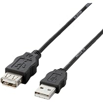 Amazon.co.jp: エレコム USBケーブル 延長 USB2.0 (USB A オス to USB
