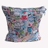 撥水加工 バッグ ウォータープルーフ waterproof 水着 バック バッグ 袋 着替え プール おむつ ポーチ (カップケーキ)