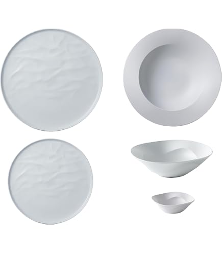 【美品】エイラス ARAS 食器 ホワイト 6枚セット Amazon.co.jp: 割れないうつわARAS（エイラス） 食卓基本6点セット