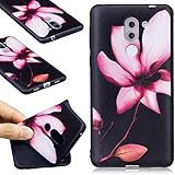 Aireratze(TM) Huawei Honor 6X ケース　TPU　携帯電話用 [USBケーブルは無料です]　柔軟　耐震　弾力有り　薄型　スマートフォン保護ケース　脱着簡単 (フラワー，#1 