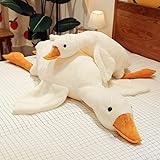 CottonStar (コットンスター) グースぬいぐるみ 20インチ 1.3ポンド かわいいアヒルのぬいぐるみ ぬいぐるみ ぬいぐるみ 柔らかいぬいぐるみ 枕人形 おもちゃ 不安の子供や友人へのギフトに ホワイト