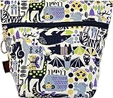 ポーチェ(pouche) 消臭ポーチ Ｓサイズ 北欧風アニマル (ネイビー)