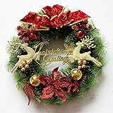 Bainlyクリスマスリース飾り　オーナメント　デコレーション　ヘラジカ (ヘラジカ)