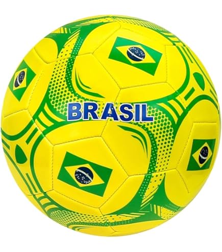 thumbnail image 2 of Official Rhinox Brazil Soccer Ball Size 2 - Youth Kids Football For Play & Collection 2 of 11