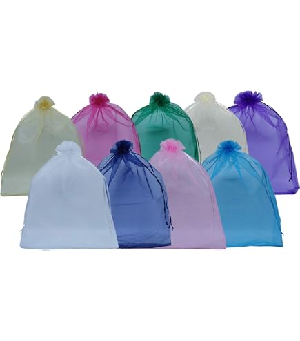 Sacchetto in organza Verticale con coulisse cm 3 x 10 Baby (pz 12