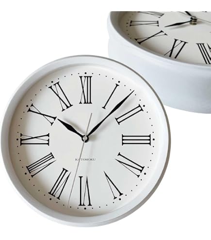 Amazon.co.jp: SEIKO 16インチ ローマ数字 木製仕上げ 壁掛け時計