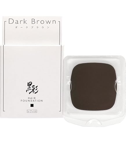 Amazon | アモロス 黒彩 ヘアファンデーション 栗黒 13g レフィル