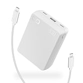 CIO SMARTCOBY TRIO 35W モバイルバッテリー PD USB-C×2 USB-A×1 大容量20000mAh (ホワイト) | MacBook対応, WindowsノートPC対応, iPhone対応, パススルー充電対応, 3ポート