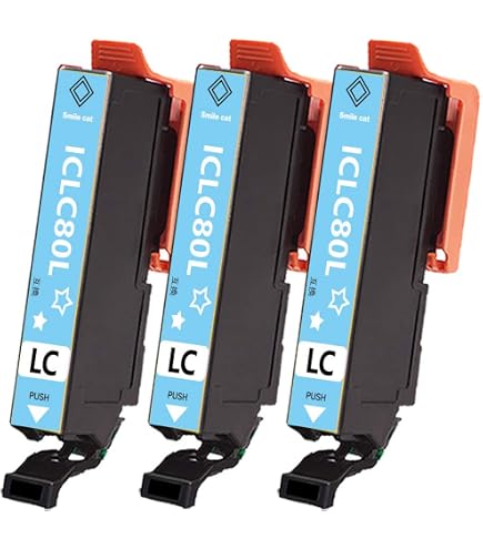 Amazon.co.jp: エプソン用インク80 ICC80 ICC80L 増量版 互換インク