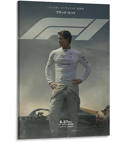 Amazon.co.jp: 映画ポスター エフワン F1 ブラッドピッド 11×17インチ