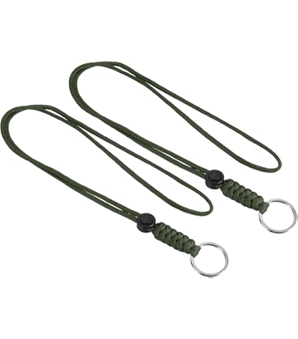 Amazon.co.jp: PATIKIL 46cm ストラップ パラコード キーリング付