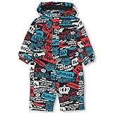 ベビードール 中綿ジャンプスーツ フェイクダウン L(120-130cm) ブラック