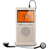 opt！ GRANDPA RADIO オプト グランパラジオ AM FM ラジオ ポケットラジオ 小型ラジオ 携帯ラジオ ポータブル 防災ラジオ 電池式 イヤホン付き ストラップ付き (サンド)