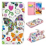 UNEXTATI Galaxy S6 Edge Plus 用 ケース PU レザー 手帳型ケース カバー 液晶保護 カード収納 スタンド機能 Samsung Galaxy S6 Edge Plus 対