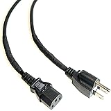 NUDE CABLE(ヌードケーブル) 電源ケーブル 125v 7A 3ピン D-TUNE 1.8m (スタンダードモデル(ギターアンプ用))