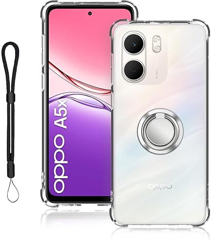 Amazon.co.jp: 対応 OPPO A5X 4G/5G ケース カード収納 リング付き