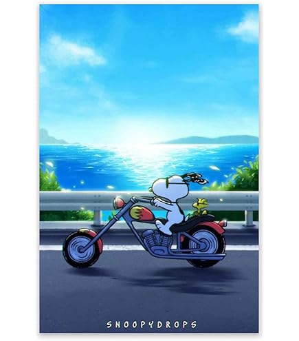 Amazon.co.jp: トム・エバハート ドッグ・ブレス スヌーピー 絵画