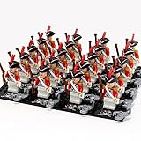 20個/ロットPirates of the CaribbeanミニフィギュアThe Royal Navy Soldiers of England