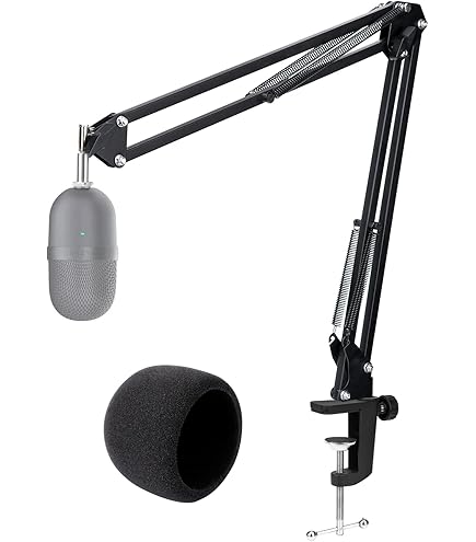 Amazon | Rigych Razer Seiren V2 Pro ブームアームマイク 調節可能な