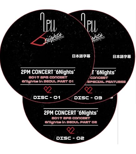 Amazon.co.jp: 2PM DVD 2PM SHOW (3枚セット) 日本語字幕 : ホビー