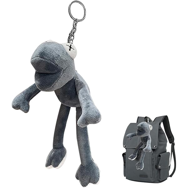 Amazon.co.jp: [OSSIL] カエル 蛙 キーホルダー ぬいぐるみ 可愛い