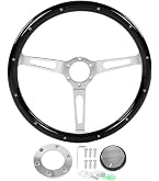 Amazon | 15インチレトロステアリングホイール、380mmカークラシック