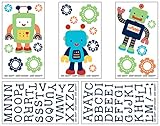 NoJo Baby Bots Wall Decals by NoJo