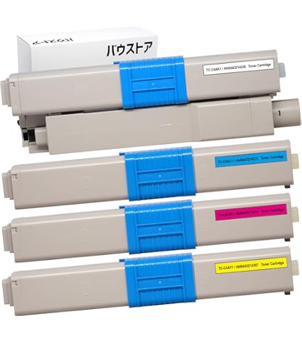 OKI トナーカートリッジ TC-C4AY2 .AC2.AM2.AK2　1セット TC-C4AY2 .AC2.AM2.AK2 1セット