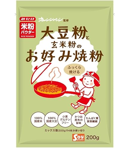 Amazon.co.jp: オタフクソース 1歳からのお好み焼粉米粉 200g : 食品