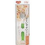 すくいやすいフォーク ハビナース 食具 自助具 補助具 介護用 高齢者 大人用 164㎜ 食器洗い乾燥機対応 日本製 1005749