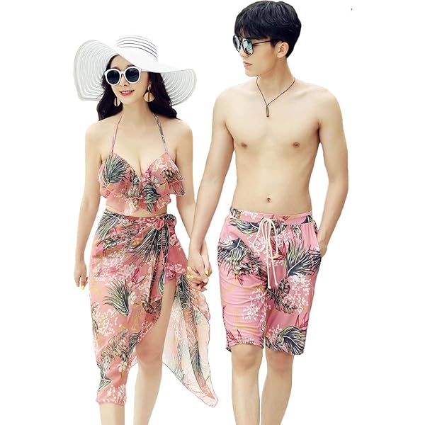 Amazon.co.jp: [JGE] カップル 水着 ペアルック レディース