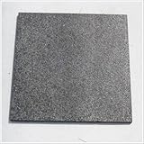 最高級黒御影石 板石 400×400mm（表面：バーナー加工） 4枚セット