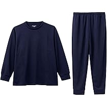 Amazon | [Recoverypro Lab.] 疲労回復ウェア 長袖クルーネック ロング