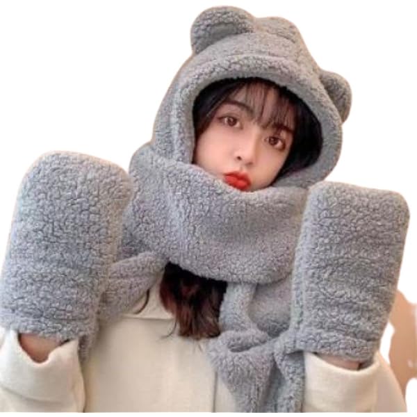 Amazon | サリー ファンキャップ 手袋付き マフラー 帽子 【東京