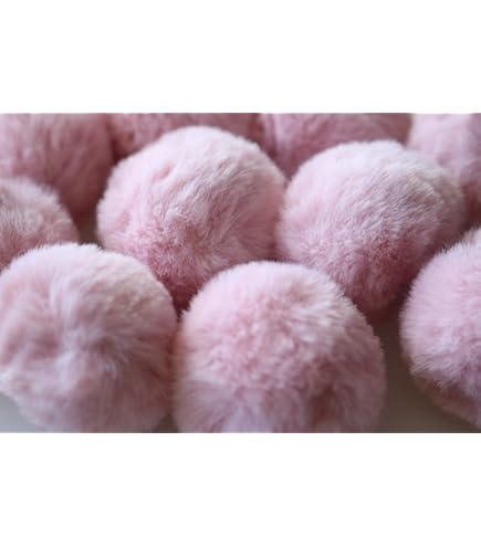 ハンドメイド☆キッズリボン☆ピンク☆ふわふわファーにビジュー付き