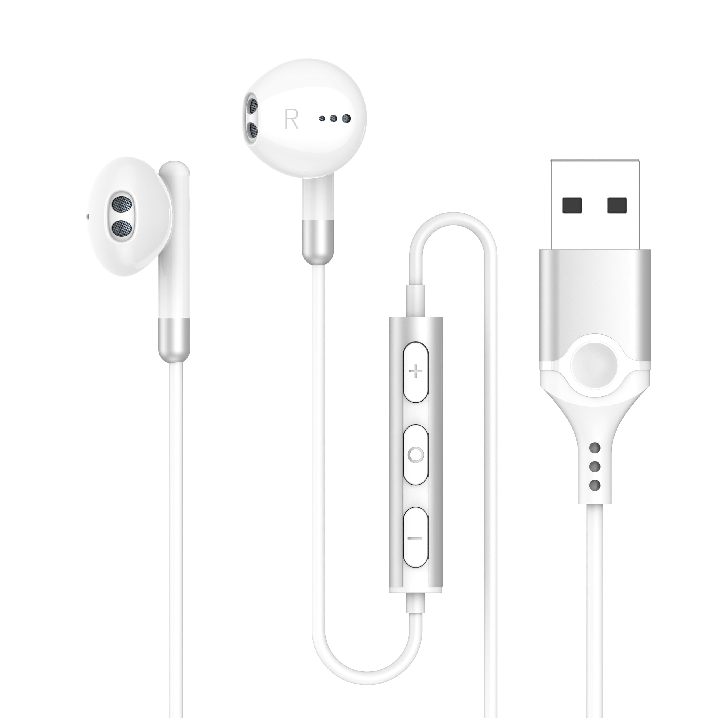 イヤホン マイク USB 有線 ヘッドセット 【2.3m】 マイク付きイヤホン 通話可能 音量調節 HIFI音質 テレワーク WEB会議 Zoom パソコン用 ゲーミング USB-A ポート搭載のデスクトップ、コンピュータ、PC、ラップトップなどに対応 - 1