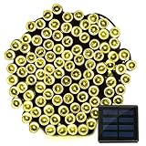 Vmanoo Solar Christmas Lights 72ft 22m 200 LED 8 Modes Solar Fairy String Lights for Outdoor Gardens