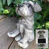 犬の置物 シュナウザー ハグドック １４５４ＱＹＬ いぬ イヌ 動物 オーナメント ガーデン オブジェ 庭 雑貨 ガーデニング インテリア マスコット