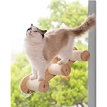 【新品未使用】KUMORIJP 猫用ステップ 窓用 吸盤式 3個セット Amazon | KUMORIJP 吸盤式猫用ウォールマウント 猫窓用ハンモック／窓
