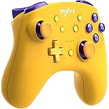 「2021新版」Switch コントローラー PXN Switch プロコン 無線 有線 スイッチコントローラー amiibo NFC switch スリープ解除 6軸ジャイロ 振動 連射機能 任天堂 switch/switch liteに対応 sw