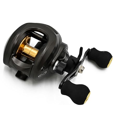 Amazon | ritutou ベイトリール ホワイト 左・右ハンドル ギア比7.2:1